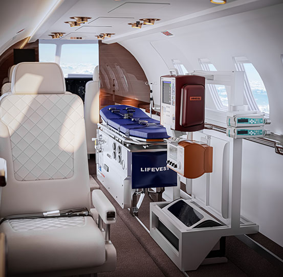 Air ambulance medical cabin